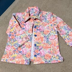 Rebecca Malone gorgeous Multicolor Floral Blazer